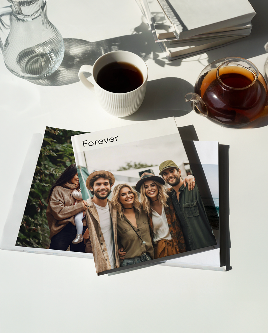 Personalised Hardcover Photobook with Printed Cover