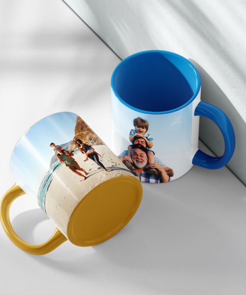 Personalised Mugs with a Splash of Colour
