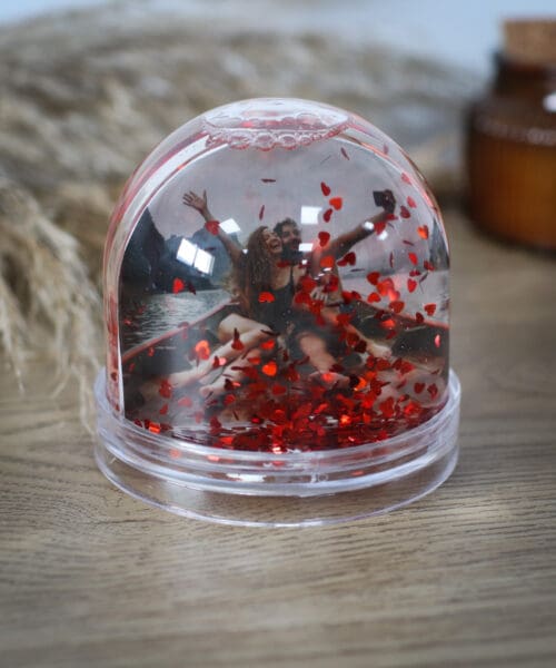 Alternative view of Personalised Valentine's Day Glitter Globe - sold out