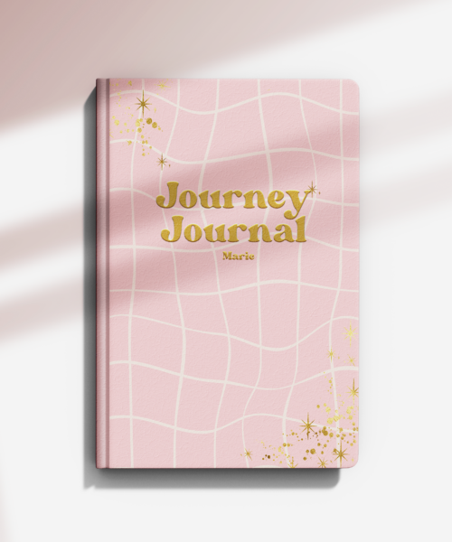 Personalised Pink Gin Notebook, Ruled