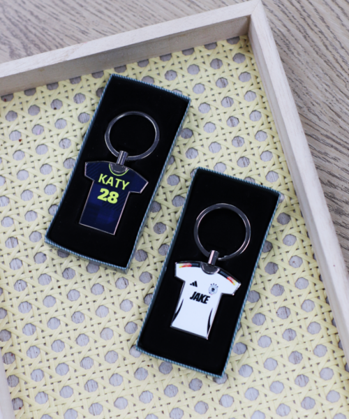 Personalised Football Shirt Keyring