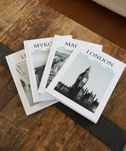 Special Design Photobook with Printed Cover