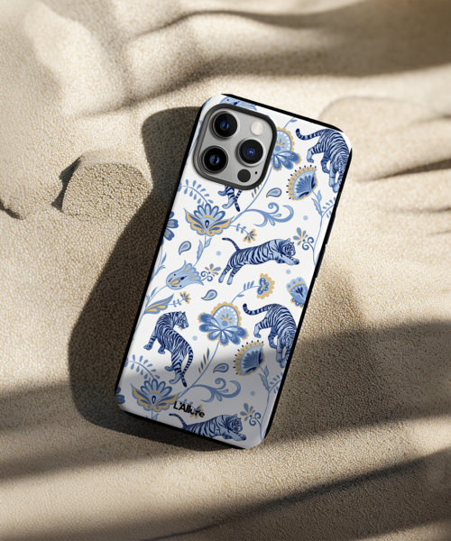Blue Tiger Phone Case