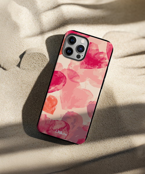 Pink Hearts Phone Case