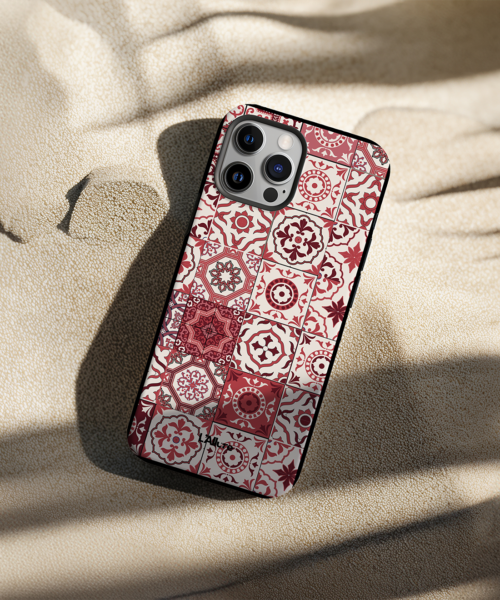 Red Tiles Phone Case