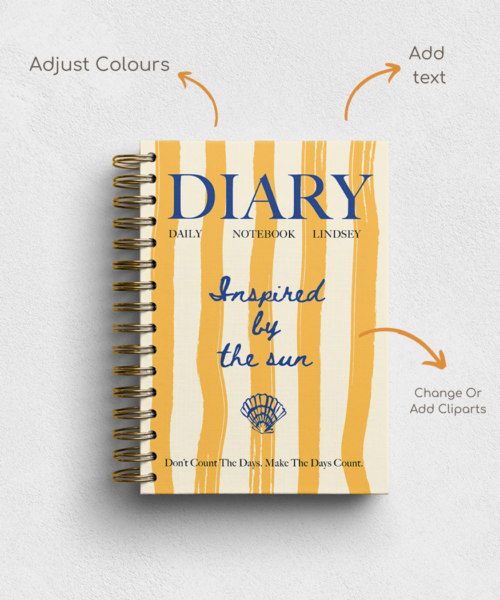 Alternative view of Paris Personalised Hardback Notebook - Ruled, Plain or Planner