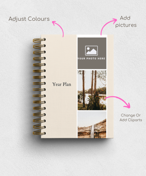 Alternative view of Photo Strip Personalised Hardback Notebook - Ruled, Plain or Planner