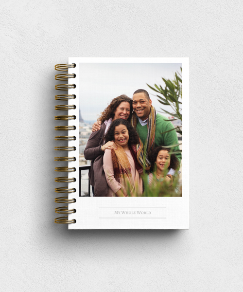 Frame Personalised Hardback Notebook - Ruled, Plain or Planner