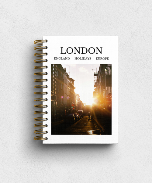 Holiday Personalised Hardback Notebook