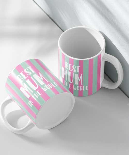 Personalised Best Mum in the World Mug