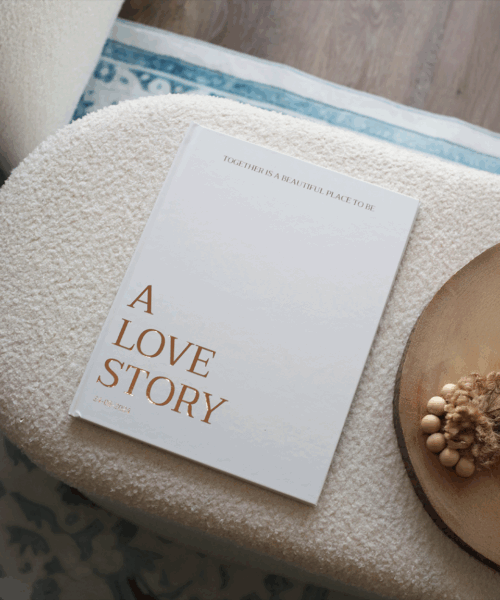Alternative view of A Love Story Foil Hardcover Coffee Table PhotoBook