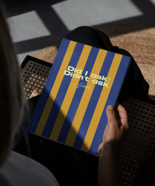 Alternative view of Did I Ask? Didn't Ask. Personalised Hardback Notebook - A5 or A6 - Ruled, Plain or Planner