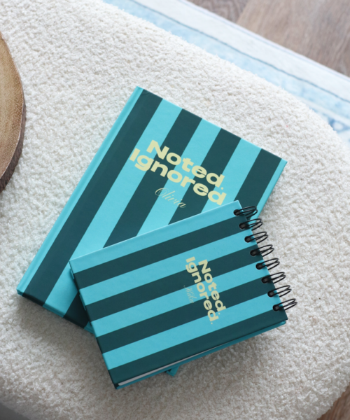Alternative view of Noted. Ignored. Personalised Hardback Notebook - A5 or A6 - Ruled, Plain or Planner