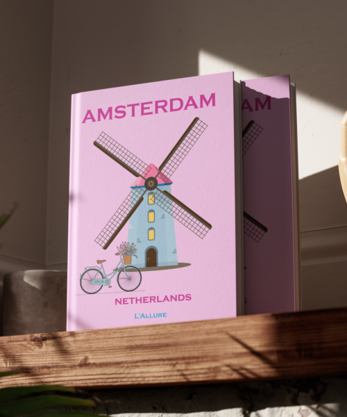 Amsterdam Pink Hardcover Photobook