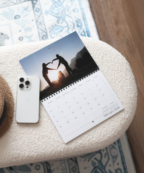 Alternative view of A5 Personalised Landscape Wall Calendar