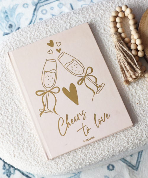 Alternative view of Cheers To Love Foil Hardcover Coffee Table Photobook