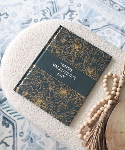 Floral Valentine's Foil Hardcover Coffee Table Photobook