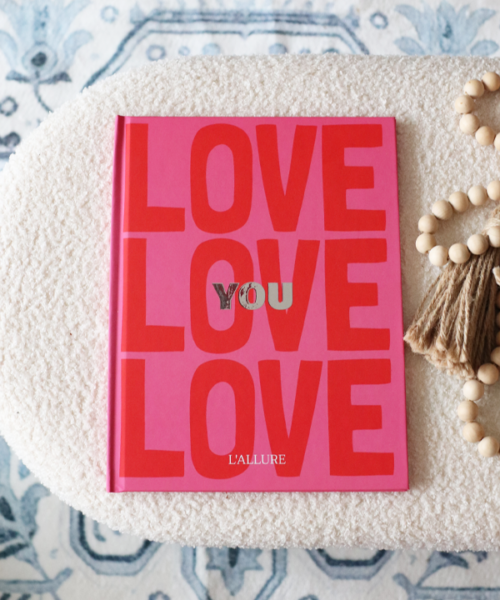 Alternative view of Love You Foil Hardcover Coffee Table Photobook